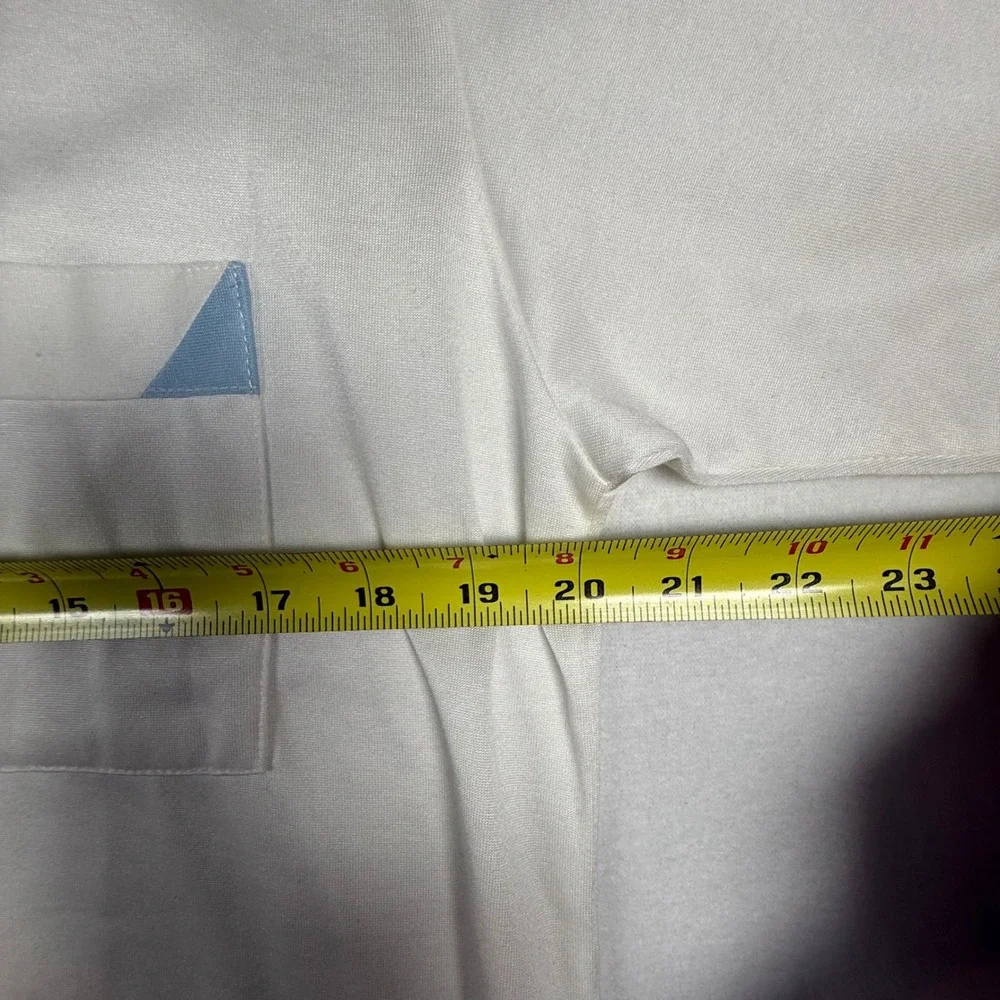 Vintage‎ Idletime Mens White Short Sleeve Polo Shirt L Golf Casual